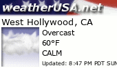 Click for Forecast for West Hollywood, California from weatherUSA.net